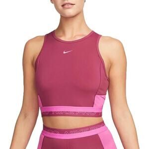 Nike Training Pro Tank Top XXL Pink/Fuchsia Dri-Fit Crop NWT